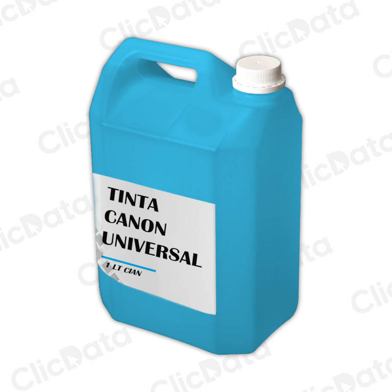 Tinta de Litro para Canon Cyan Compatible