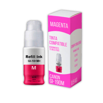 Tinta Canon GI 190M Magenta 70ml G2110, G3100, G4110 Compatible