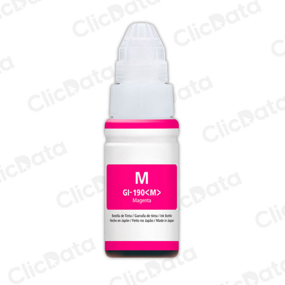 Tinta Canon GI 190M Magenta 70ml G2110, G3100, G4110 Compatible