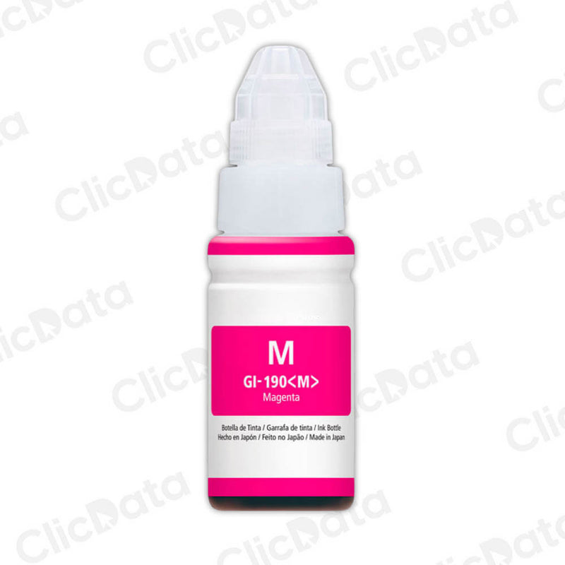 Tinta Canon GI 190M Magenta 70ml G2110, G3100, G4110 Compatible