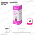 Tinta Canon GI 11M Magenta 70ml Canon G2160, G3160 Compatible