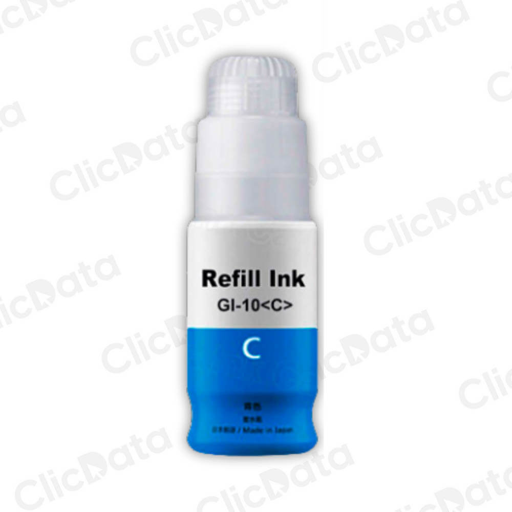 Tinta Canon GI 11C Cian 70ml Canon G2160, G3160 Compatible