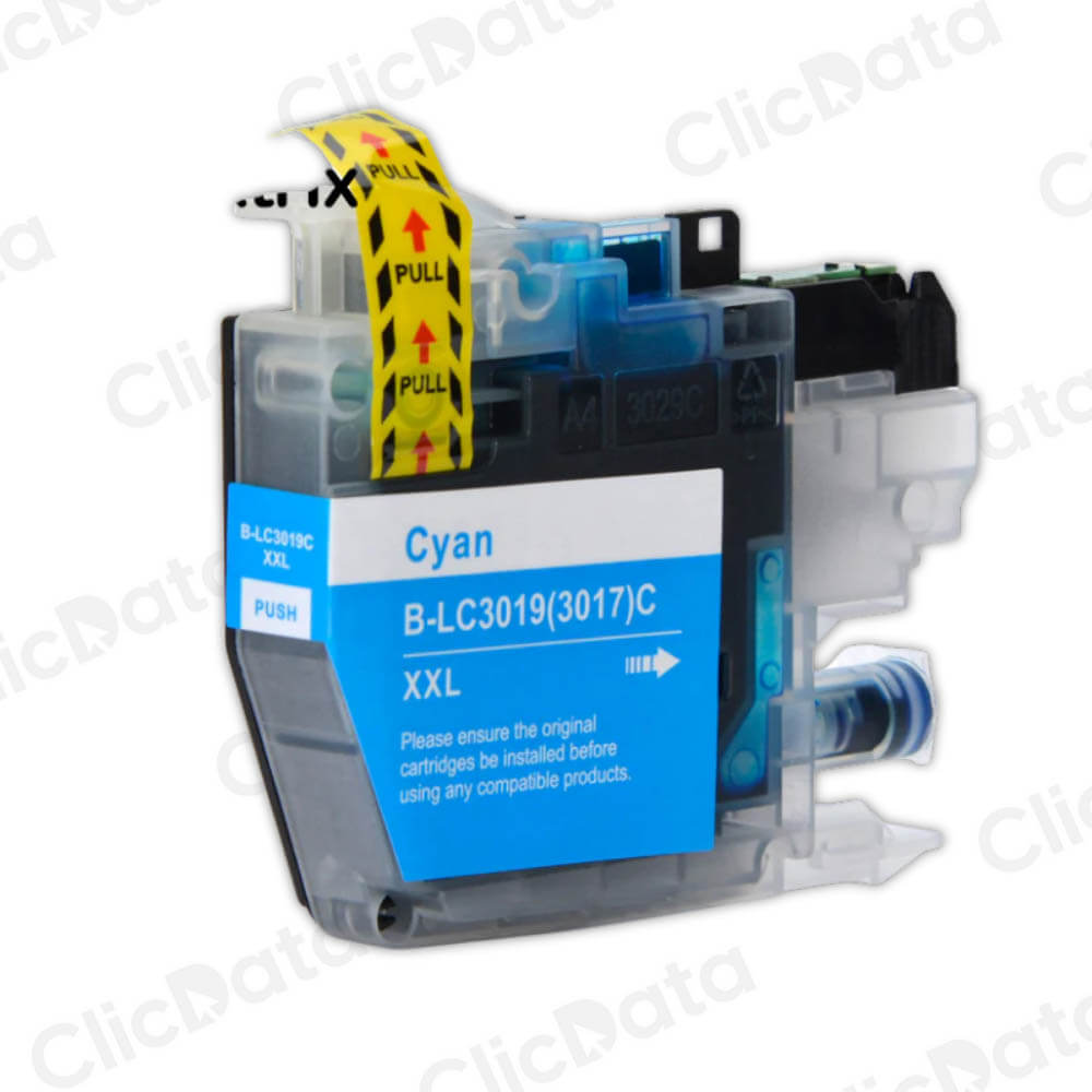 Tinta Brother LC-3019XL cian 1,500 Pág J6730DW, J6530DW Compatible