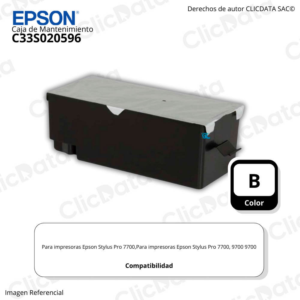Tanque De Mantenimiento C33S020596 Pro 7700, 9700 Original
