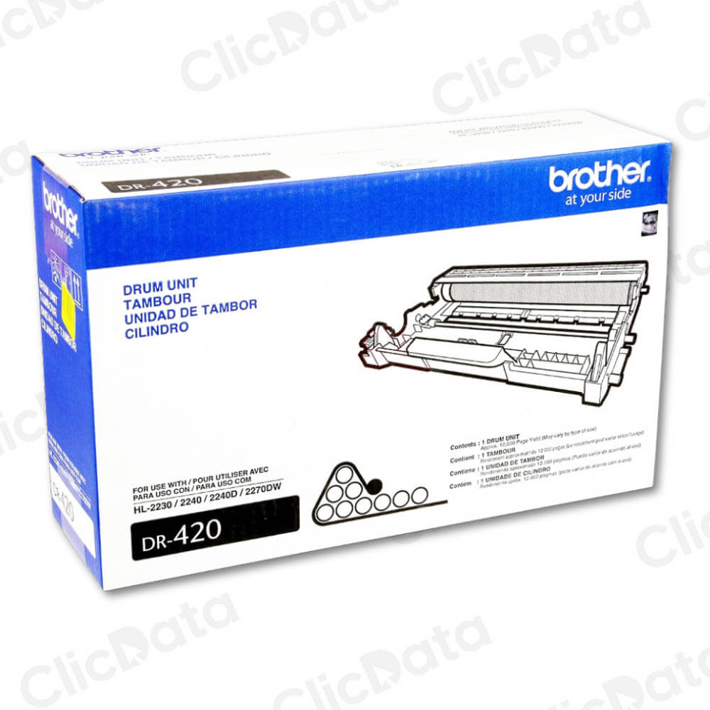 Tambor Brother Dr420 12,000 Pág. HL2130, HL2240, MFC7240 Original