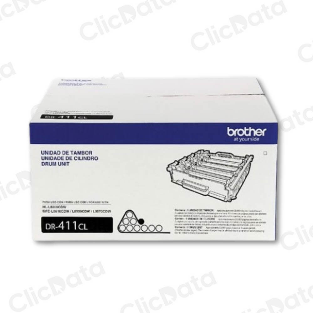 Tambor Brother DR411CL 50,000 Pág. L8900cdw, 8360cdw original