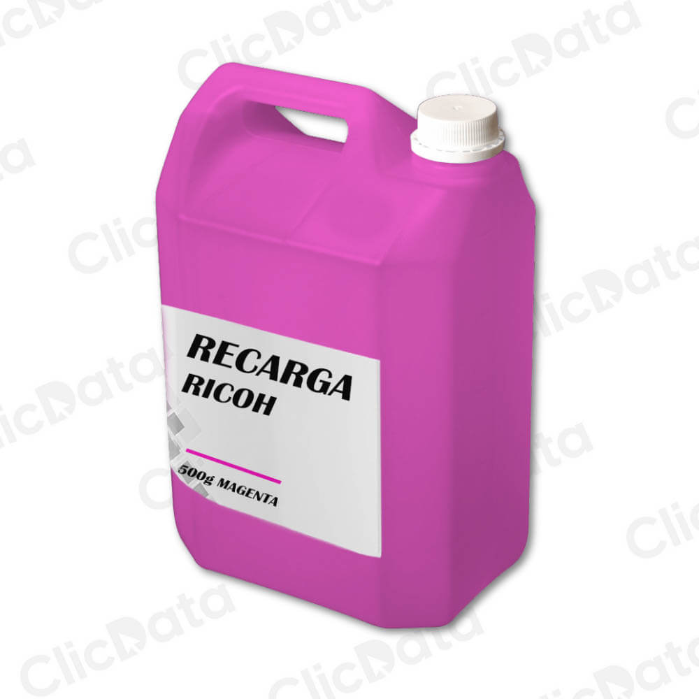 Recarga de Toner Ricoh Magenta MP C6004 500g Compatible