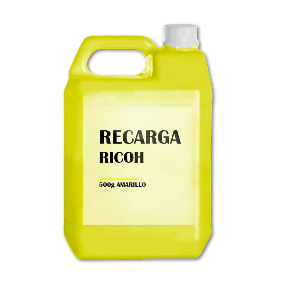 Recarga de Toner Ricoh Yellow MP C2503, C3503 500g Compatible