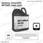 Recarga de Toner Ricoh Negro 500g MP C3503, C2004, C6503 Compatible