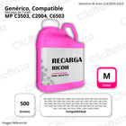 Recarga de Toner Ricoh Magenta 500g MP C3503, C2004, C6503 Compatible