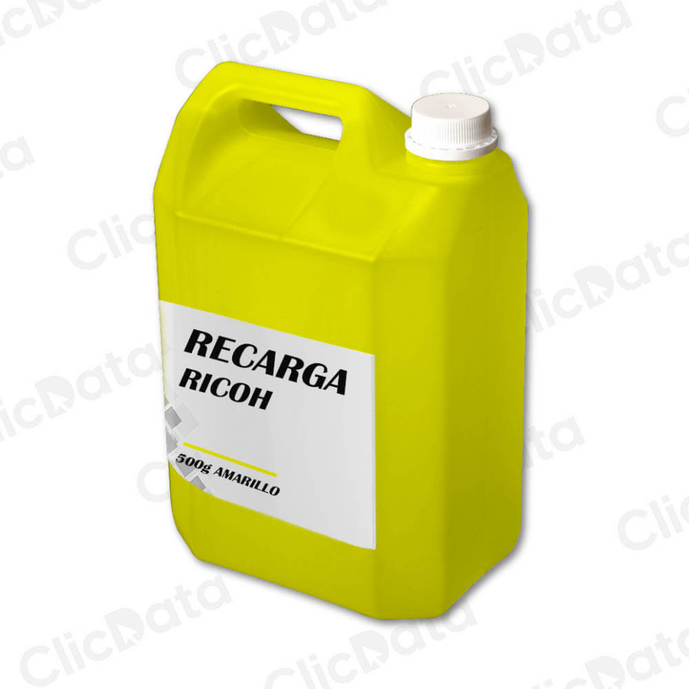 Recarga de Toner Ricoh Amarrillo 500g MP C2030, C2551 Compatible
