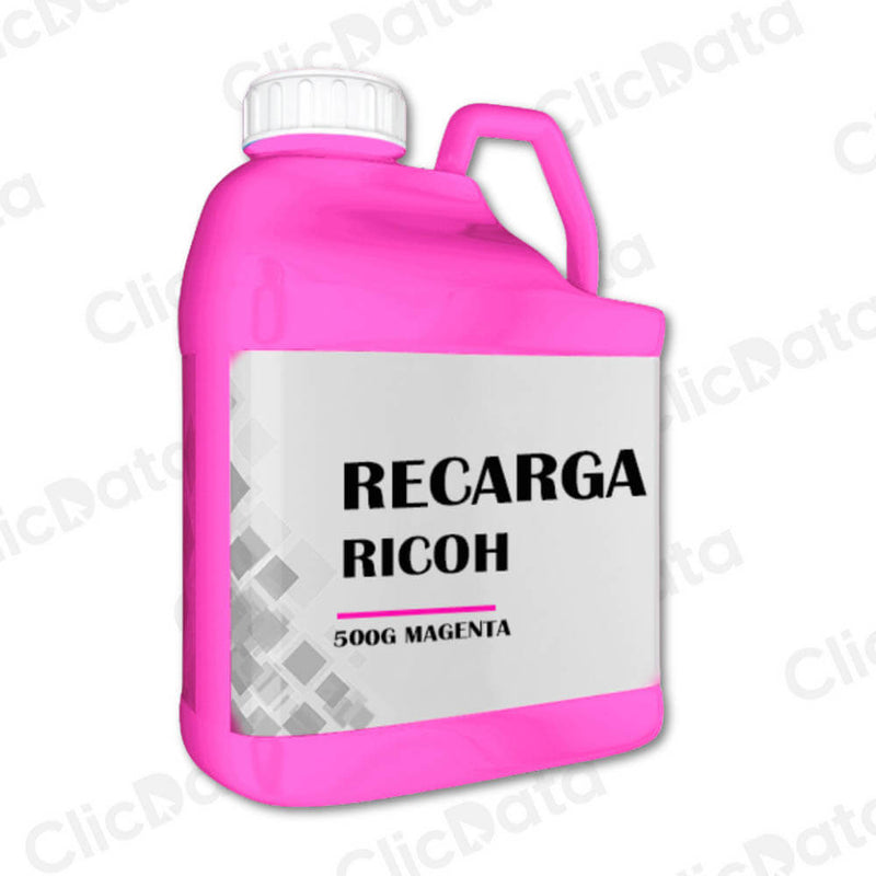 Recarga de Toner Ricoh Magenta 500g MP C2030, C2551 Compatible