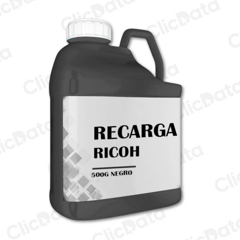 Recarga de Toner Ricoh Negro 407823 590g  MP 501, MP 601 Compatible