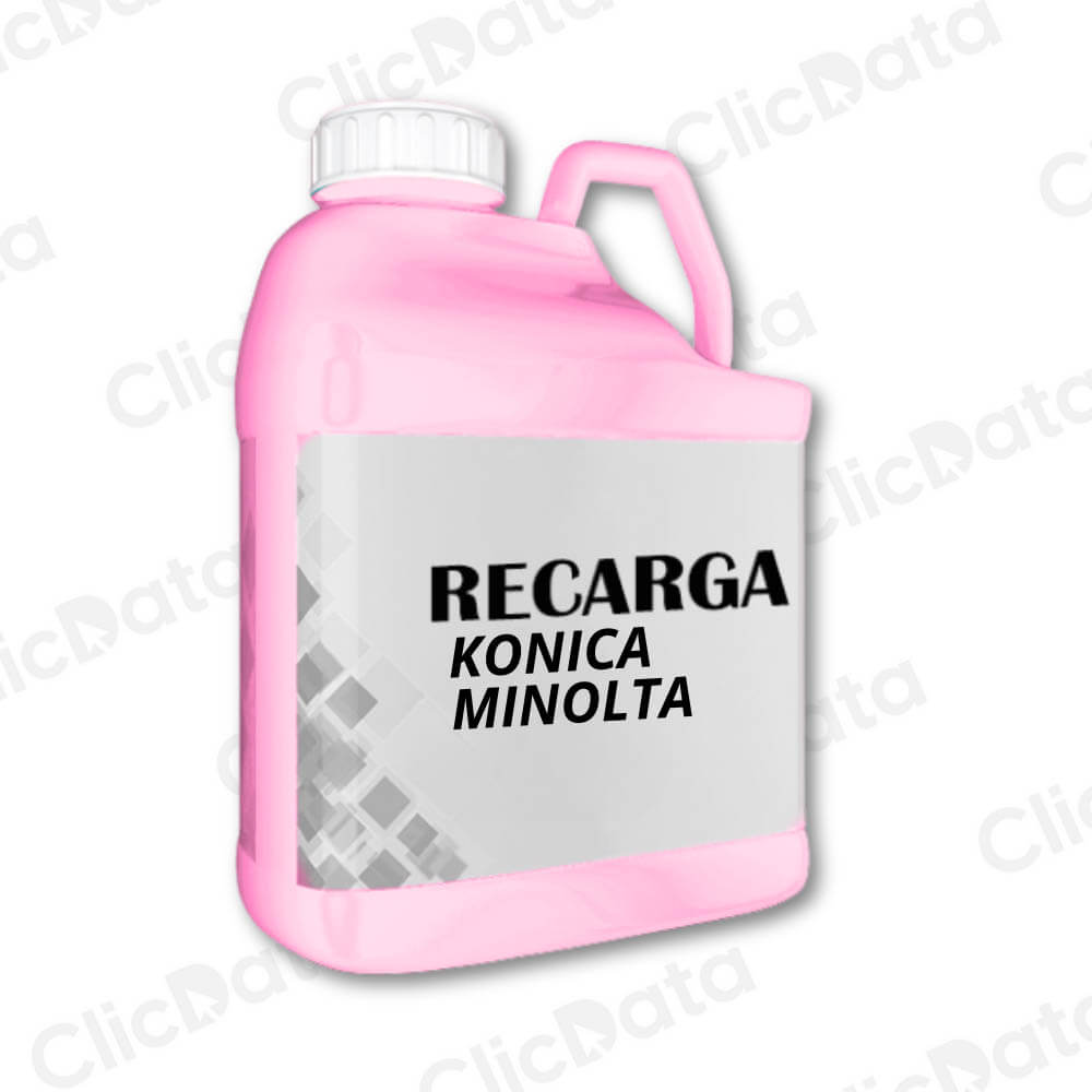 Recarga de Toner Konica Minolta TN 619 Magenta 1222g Compatible