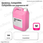 Recarga de Toner HP Magenta 100g Compatible