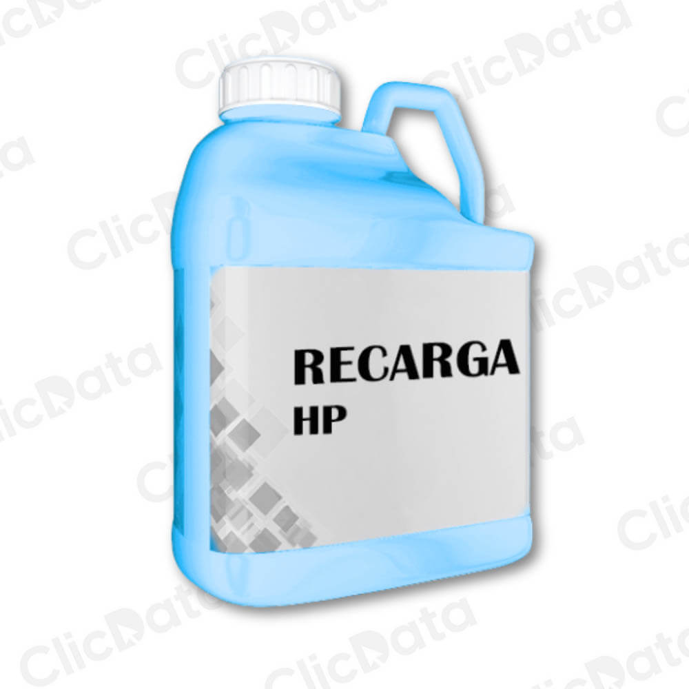 Recarga de Toner HP Cian 1 Kilo Compatible