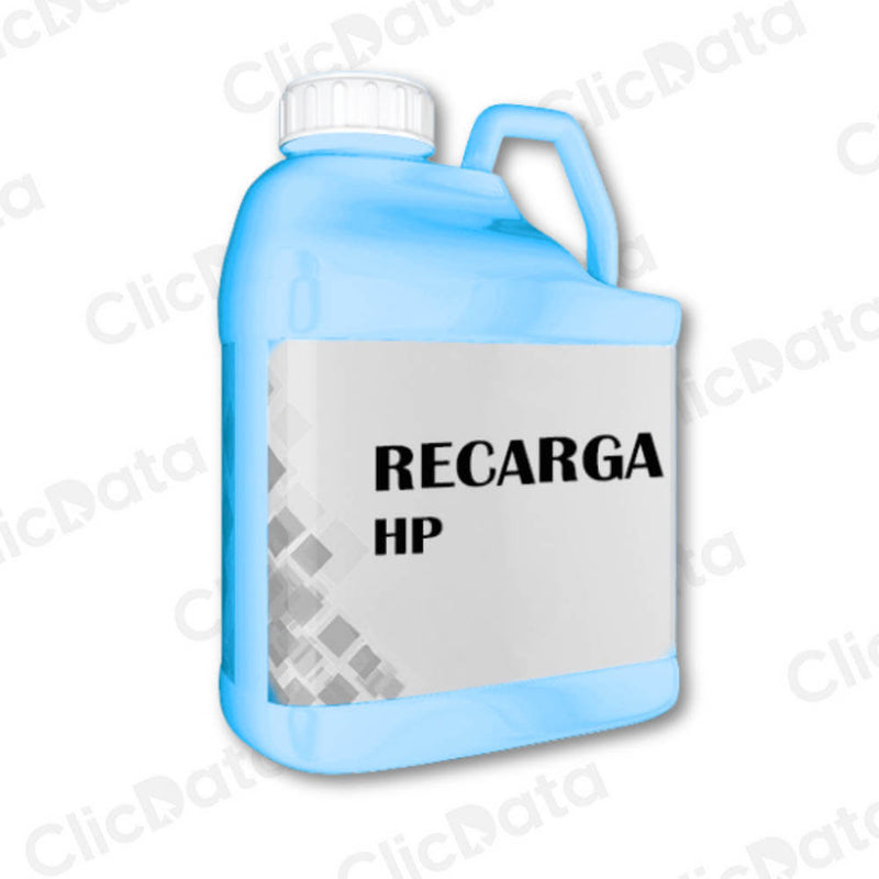 Recarga de Toner HP Cian 1 Kilo Compatible