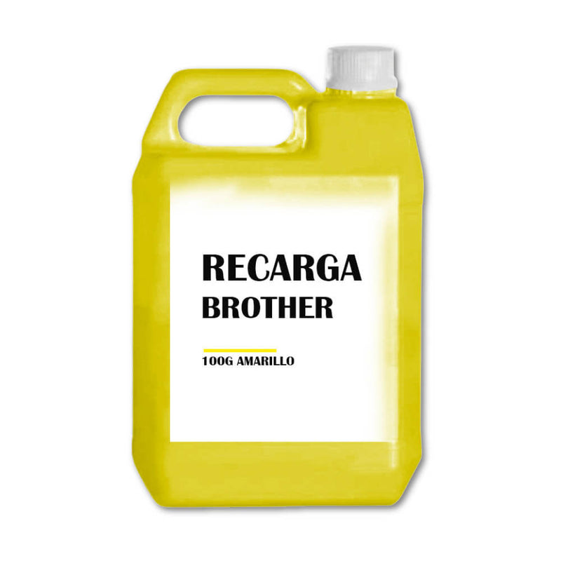Recarga de Toner Brother Yellow 100g Compatible