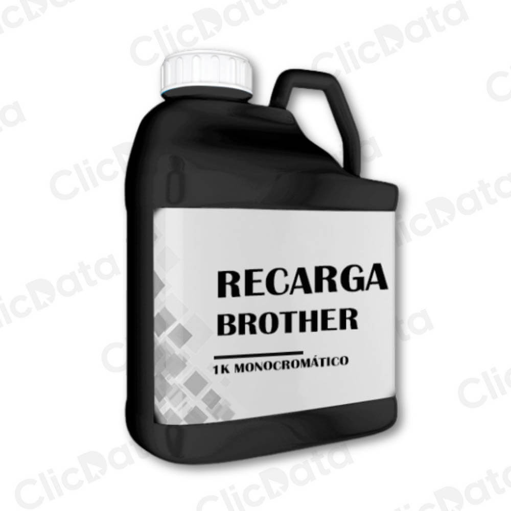 Recarga de Toner Brother Monocromo 1 Kilo Compatible