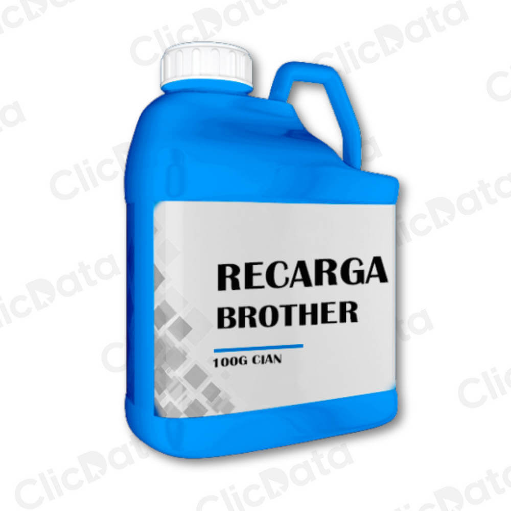 Recarga de Toner Brother Cian 100g Compatible