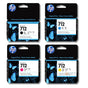 Kit de Tinta HP 712 Negro y Tricolor T210, T250, T650 Original