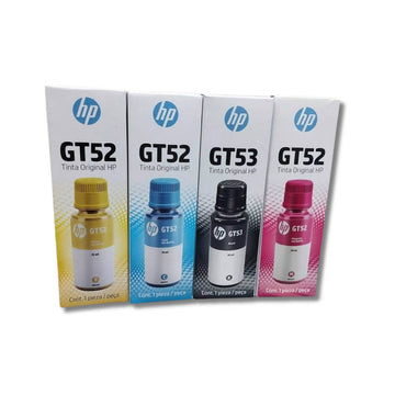 Kit Tintas Hp GT52 y GT53 negro 90ml y Color 70ml GT5820 Original