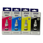 Kit Tintas Epson T664 Negro y color 70ml L455, L455, L565 Original