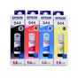 Kit Tintas Epson T544 CYMK 65ml L3210, L5190, L3150, L3110 Original