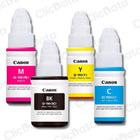 Kit Tintas Canon GI 190 Negro 135ml y colores 70ml G3110 Original
