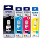 Kit Tinta Epson T524 Negro 127ml y colores 70ml L15150 Original