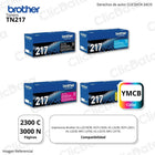 Kit De Toner Brother Tn217 CYMK L3210, L3550, L3750, L3770 Original