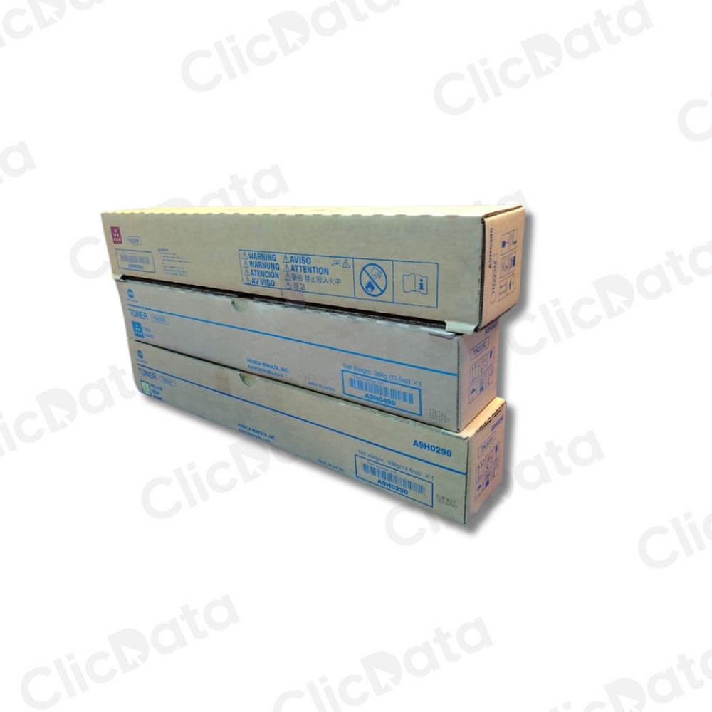 Juego de Toner Konica Minolta TN223 CYMK  Bh c226i, c256 Original