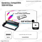 Drum Hp 332A W1332A Negro 30,000 Pág 432FDN, 408DN Compatible