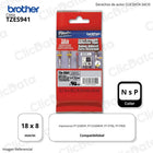 Cinta Brother Tze-s941 18mm x 8M PTE300VP, PTP900 Original