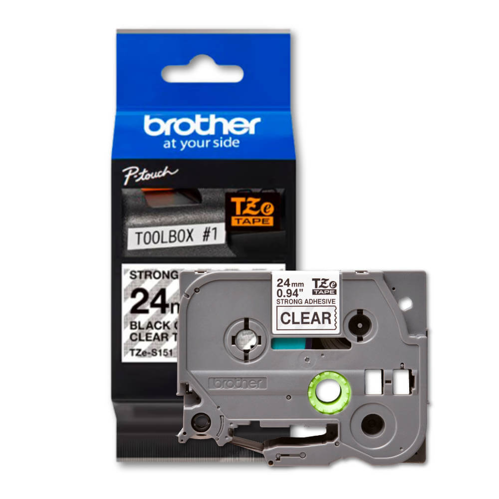 Cinta Brother Tze-S151 24 mm x 8,00 M. PTD600,E550W Original