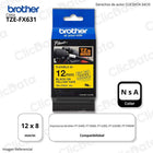 Cinta Brother Tze-Fx631 12 mm x 8.00 M PTD400 Original