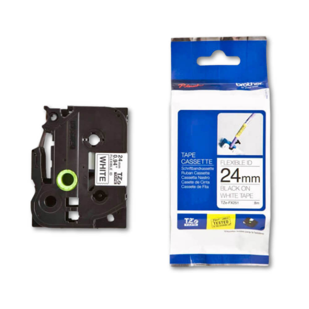 Cinta Brother Tze-fx251 24mm x 8.00 M PTD600VP Original