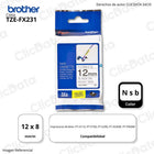 Cinta Brother Tze-fx231 12mm x 8m. PTH110,PTE300 Original