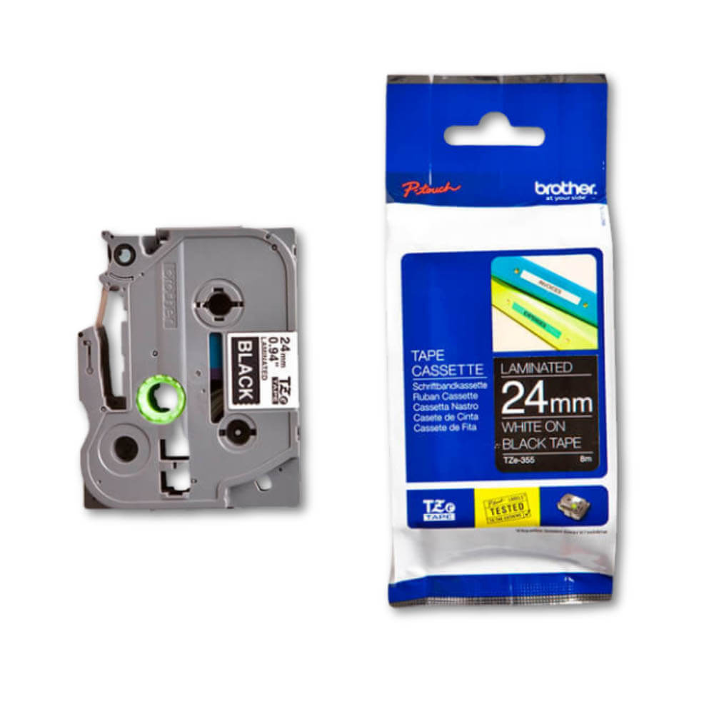 Cinta Brother Tze-355 24mm x 8,00 M. PTD600,PTE550W Original