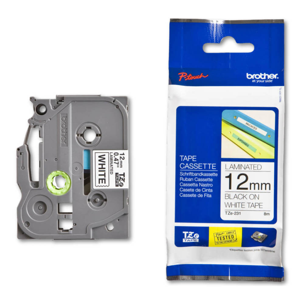Cinta Brother Tze-231 12mm x 8,00 M. PTH110 Original