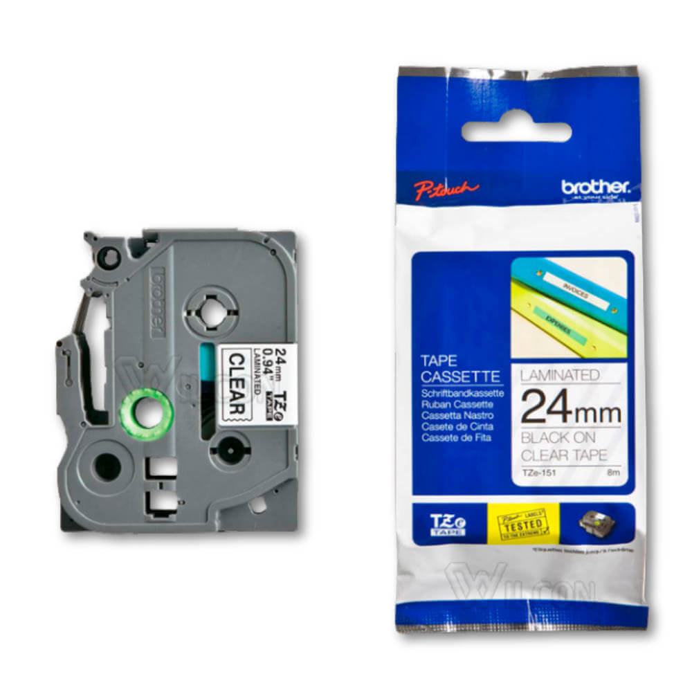 Cinta Brother Tze-151 24mm x 8,00 M. PTE550WVP Original