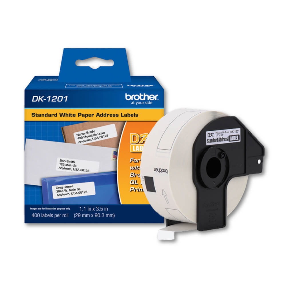 Cinta Brother Dk 1201 62mm x 30,4m. QL800 Original