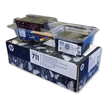Cabezal HP Kit 711 Negro C1Q10A DesignJet T530, T120 Original