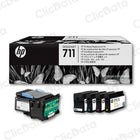 Cabezal HP Kit 711 Negro C1Q10A DesignJet T530, T120 Original