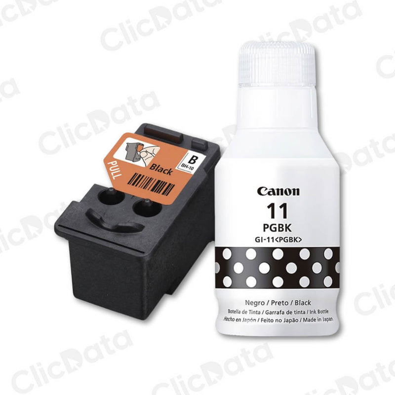 Cabezal Canon combo BH 10 + GI 11BK Negro G21060, G3160 Original