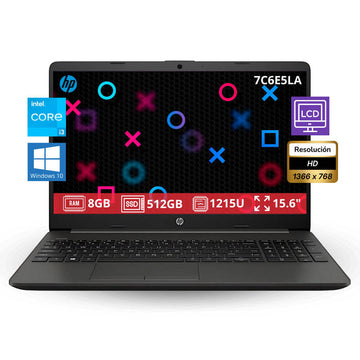 Laptop hp 15.6" 250 G9 8GB Ram 512gb ssd i3-1215U 7C6E5LA