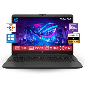 Laptop HP 15.6" 255 G10 8GB Ram 256gb ssd Athlon 7120U 9E527LA