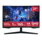 Monitor Samsung curvo 27" LS27cg552ELXPE 165hz 1ms full hd VA HDMI,DP