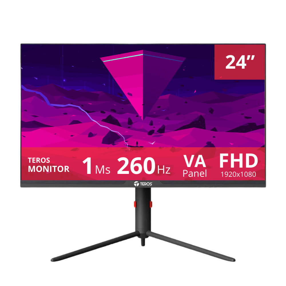 Monitor Gaming Teros 24" TE-2472G 260hz 1ms FHD, VA HDMI, DisplayPort
