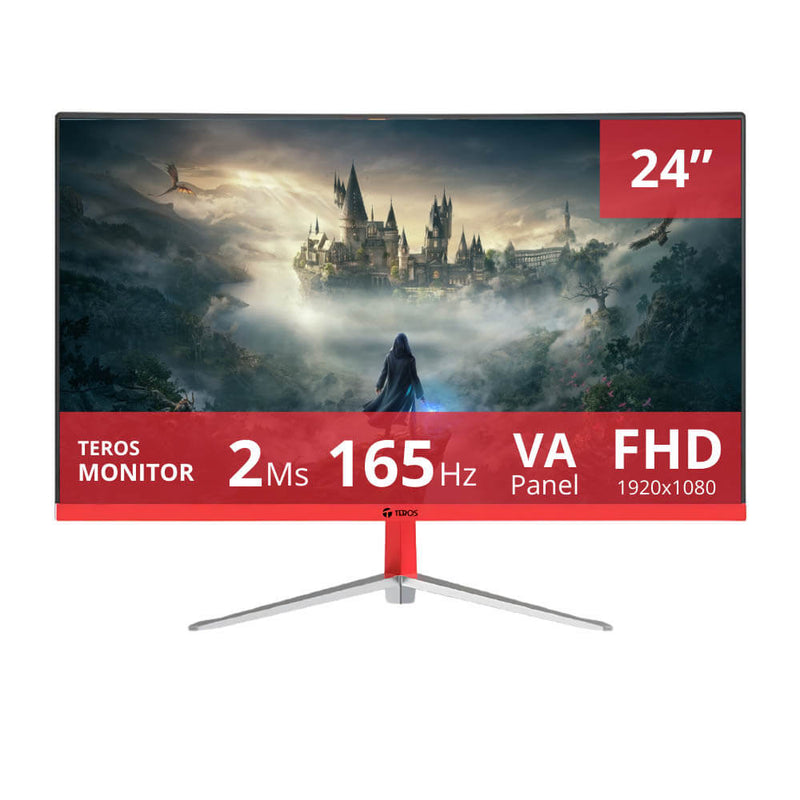 Monitor Curvo Teros 23.8" TE-2471G 165hz 2ms FHD, VA HDMI, DisplayPort